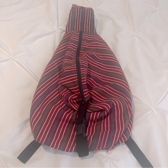 Hand Crafted Handbags - Guatemala Handmade Backpack Red Green